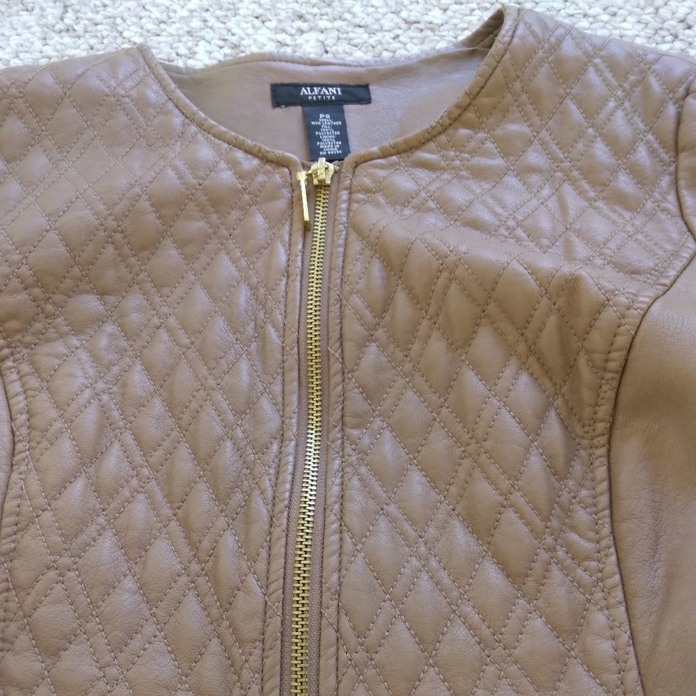 Alfani leather jacket SMALL PETITE